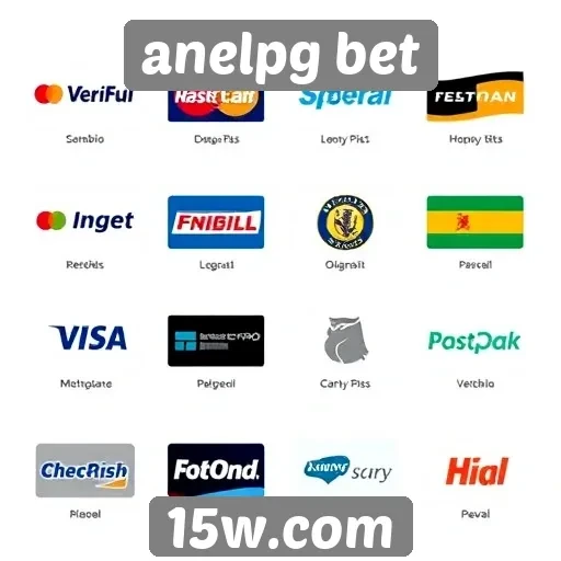 Comparação de métodos de pagamento disponíveis na anelpg bet