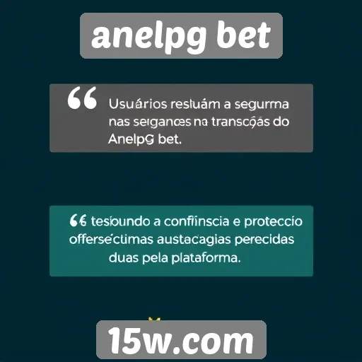 usuários ressaltam segurança em transações no anelpg bet
